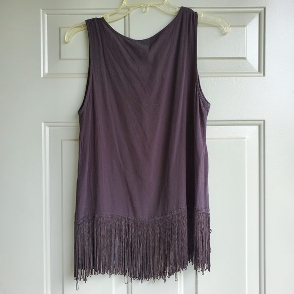 Black Fringe Top - Picture 2 of 4